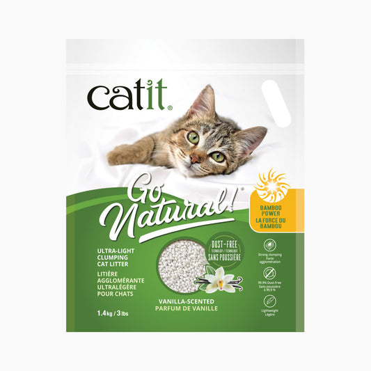 Go Natural Vanilla-Scented Ultra-Light Clumping Cat Litter