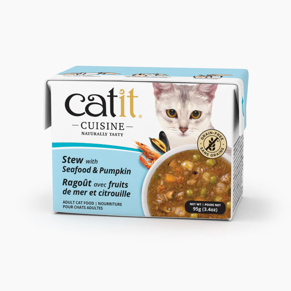 Cuisine cat food Stew with Seafood & Pumpkin 