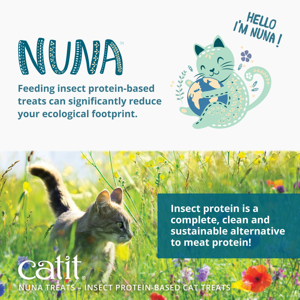 Catit Nuna – Gâteries à base de protéines d’insectes pour chats